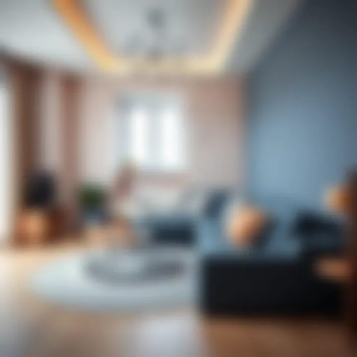 Thoughtful color scheme for small apartments