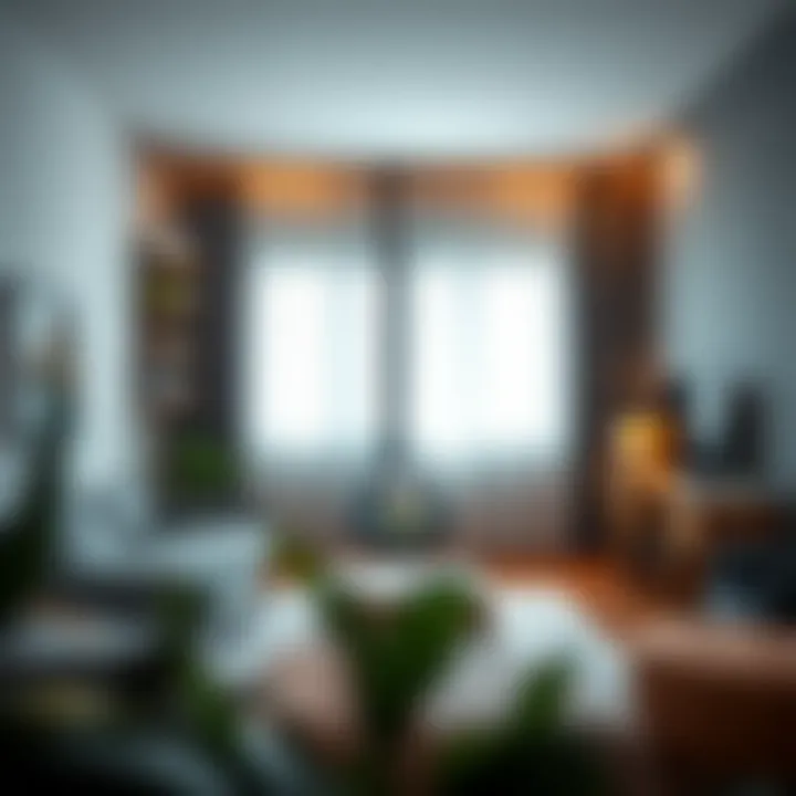 Functional furniture arrangement in limited space