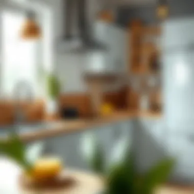 DIY kitchen project showcasing creative material use