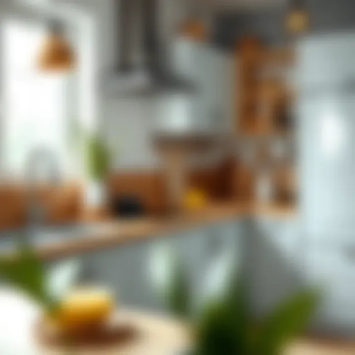 DIY kitchen project showcasing creative material use