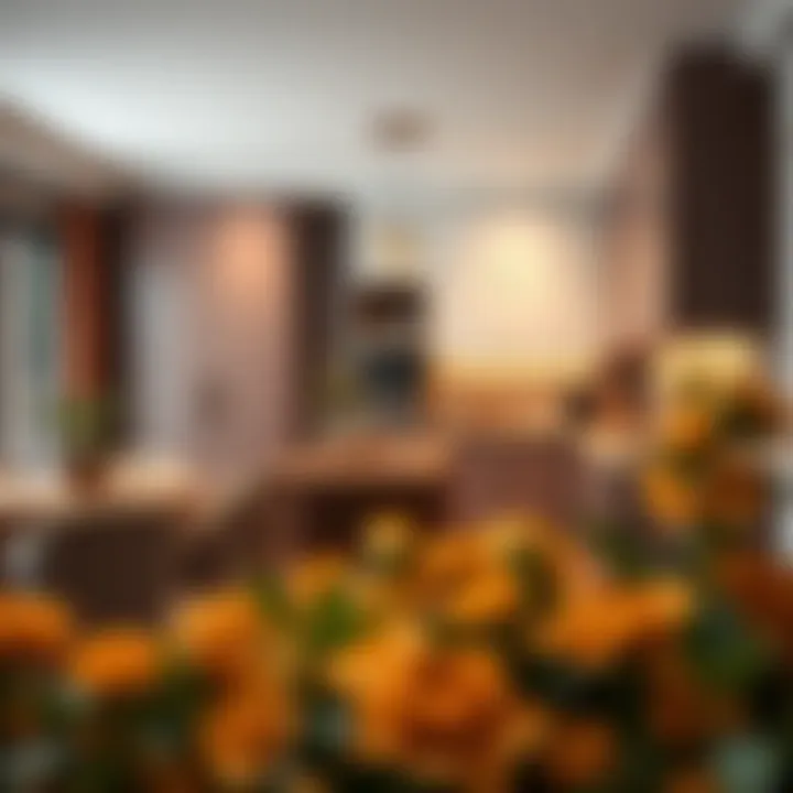 Elegant kitchen featuring a harmonious color palette