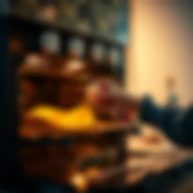 Person applying a cleaning solution to an oven