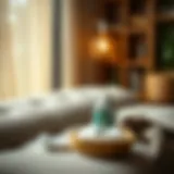 Natural soap for upholstery cleaning