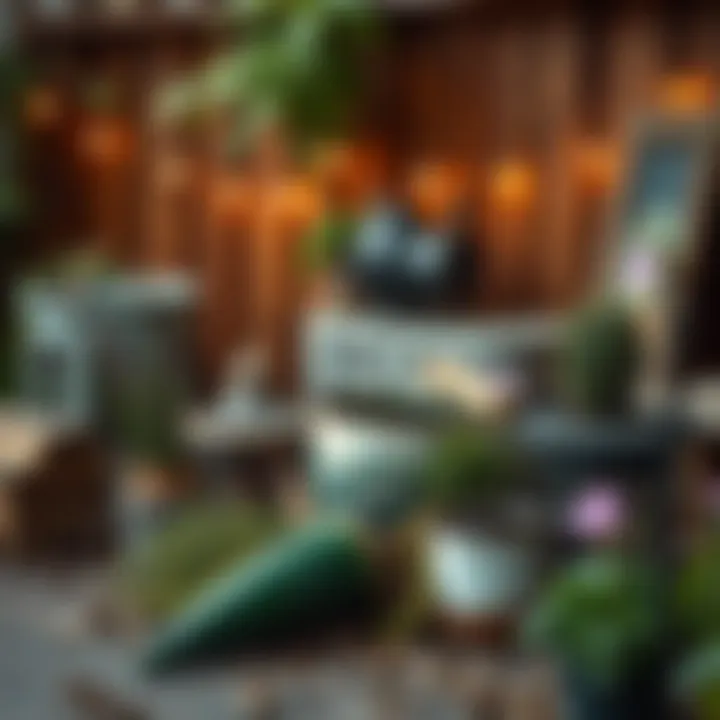 Innovative garden projects using repurposed items