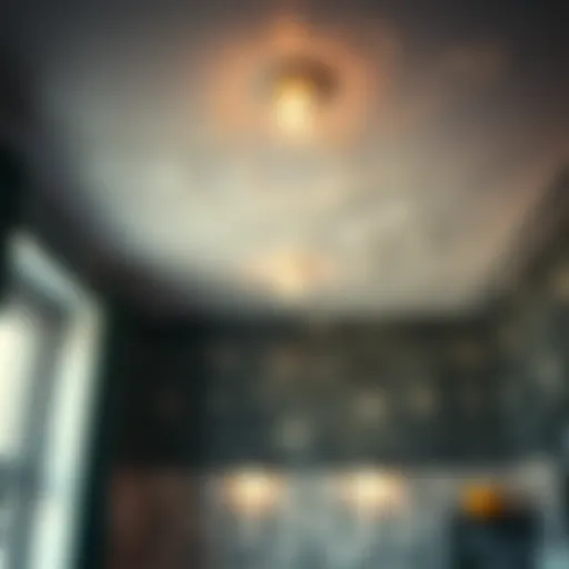 Condensation forming on bathroom ceiling