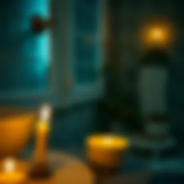 Safety tips for candle use in bathrooms