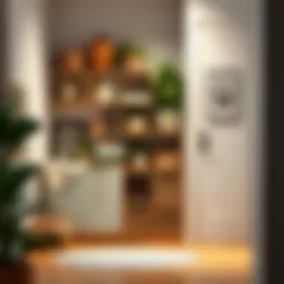 Creative storage solutions in a compact space