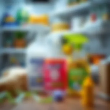 Eco-friendly cleaning supplies for refrigerator maintenance