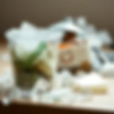 Different types of glass waste suitable for recycling