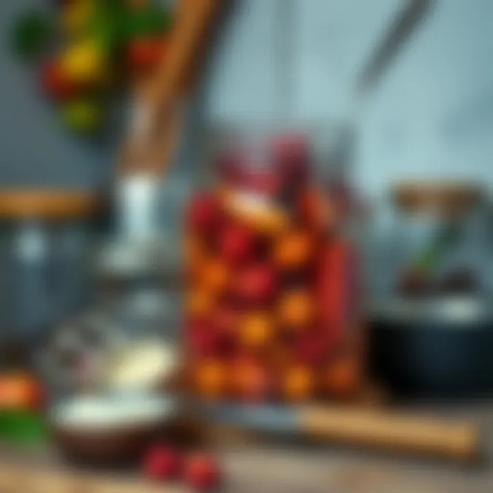 Essential tools and ingredients needed for canning at home