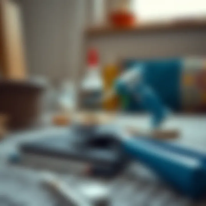 Tools for removing glue without damaging the carpet