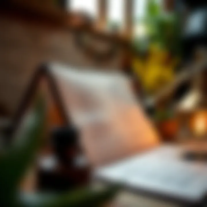 An open ceyiz listesi defteri showing a detailed list and creative personal touches