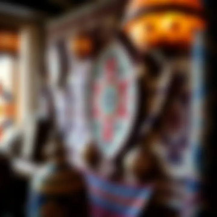 Elegant textile patterns showcasing traditional craftsmanship