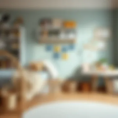 Practical storage solutions for children's room organization