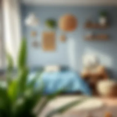 Sustainable materials used in children's room decor