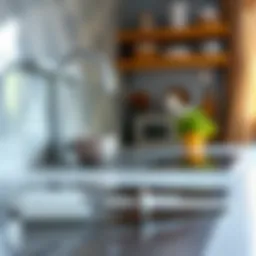 Clean aspirator wire on a countertop