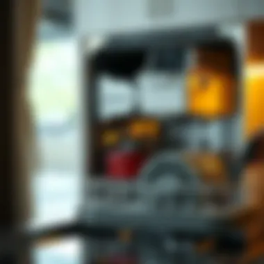 Cleaning a dishwasher filter