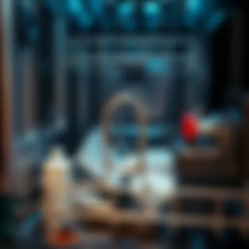 Clogged dishwasher interior