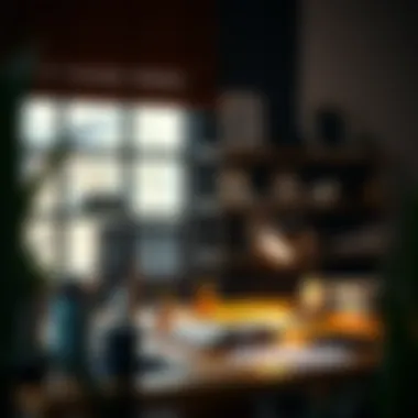 A clutter-free workspace promoting productivity