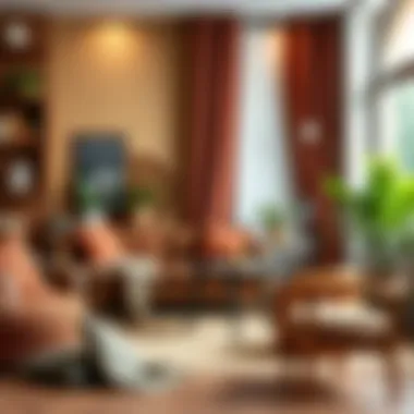 Fashion design showcasing coffee color fabrics