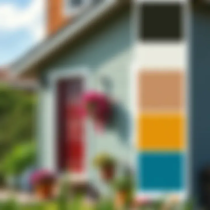 Choosing Colors for Exterior Paint Color palette for exterior painting options