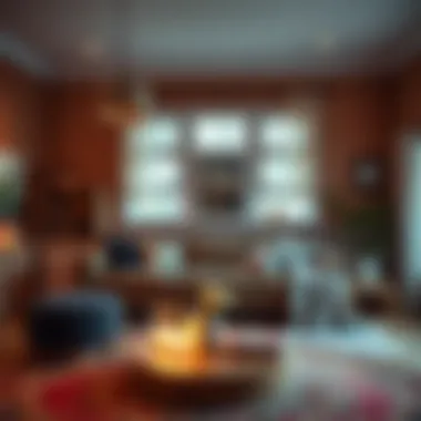 Cozy atmosphere created by a sofa bed