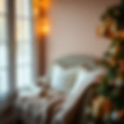 Cozy corner with a warm blanket and a good book for New Year's Eve reflection