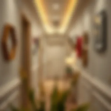 Personalized DIY Corridor Decor DIY project showcasing personalized decorative elements in a corridor