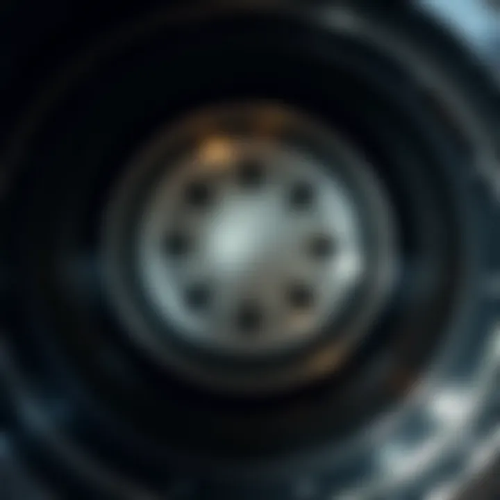 The interior of a clean drum oven showcasing its shiny surface