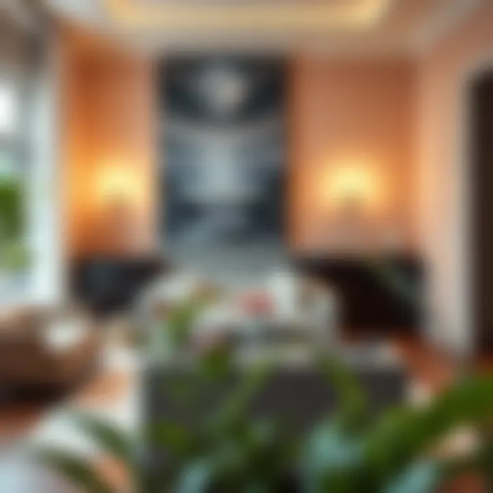 An elegant interior design featuring a balanced color scheme