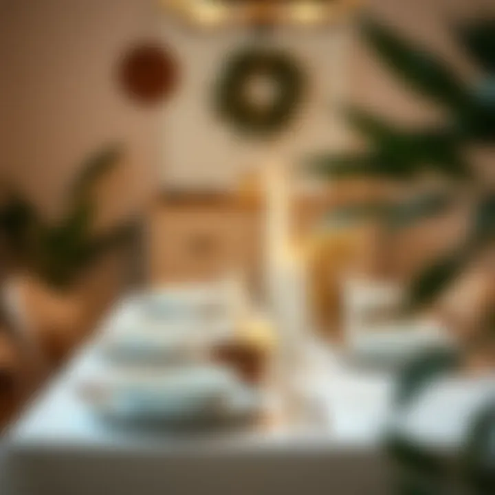 A charming dining setup featuring thoughtful gifts for the home