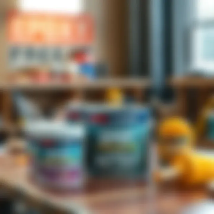 A detailed display of different epoxy resin types and their applications in construction.