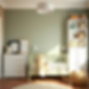 Color Palette for Baby Boy's Room Color palette showcasing various shades suitable for a baby boy's room