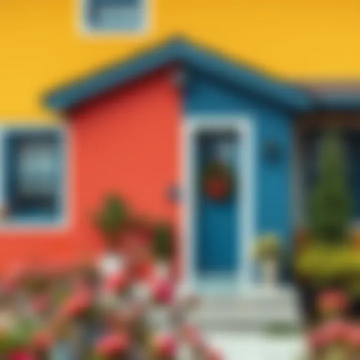 Complementary color combinations for exterior paint