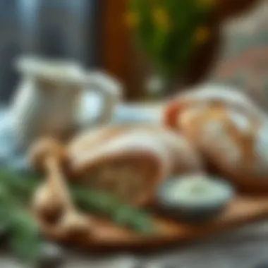 Ingredients for Traditional Bread A selection of ingredients for traditional bread making