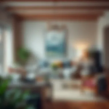 Functional and stylish furniture arrangement