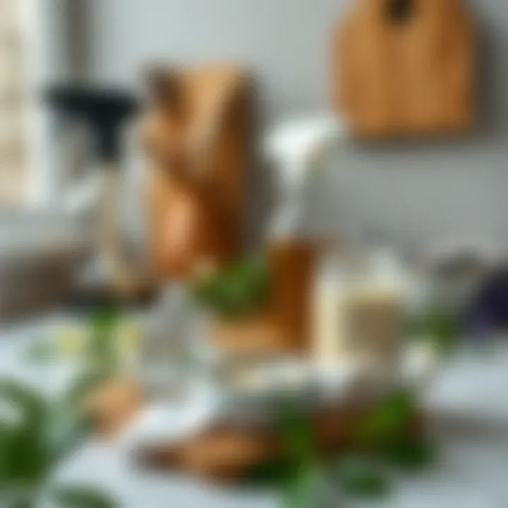 Natural cleaning ingredients showcasing eco-friendliness