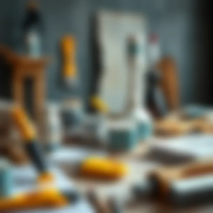 Creative painting tools and materials