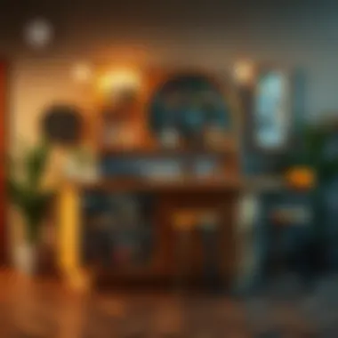 Unique materials used for home bar construction