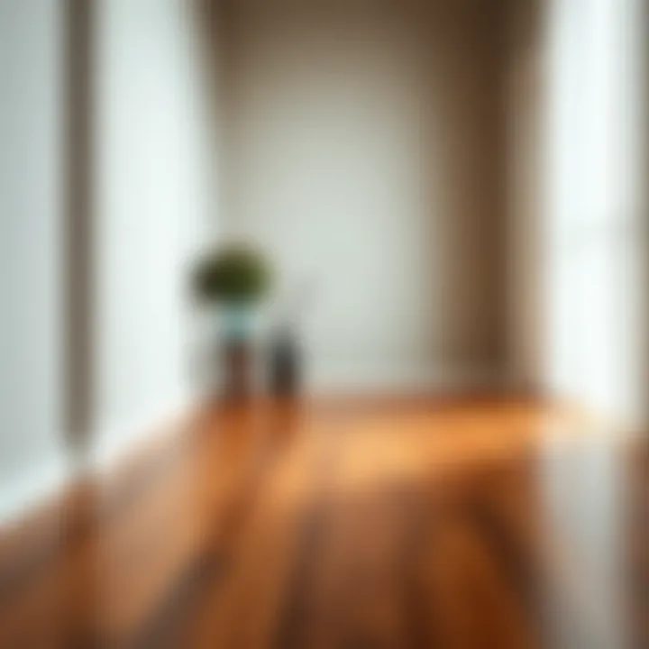 Sophisticated Design of Tile Baseboard with Hardwood Floor Elegant tile baseboard with polished hardwood flooring