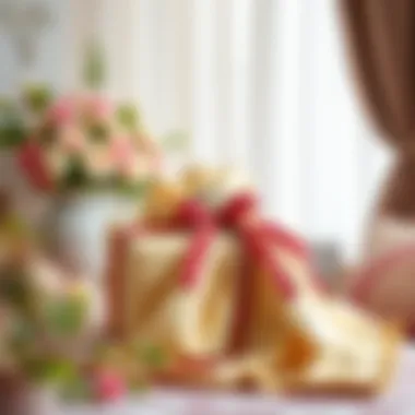 A beautifully wrapped bridal trousseau showcasing elegance