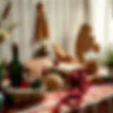 Traditional bridal trousseau items arranged beautifully