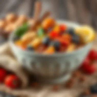 A close-up of a delicious bowl showcasing a variety of textures and flavors.