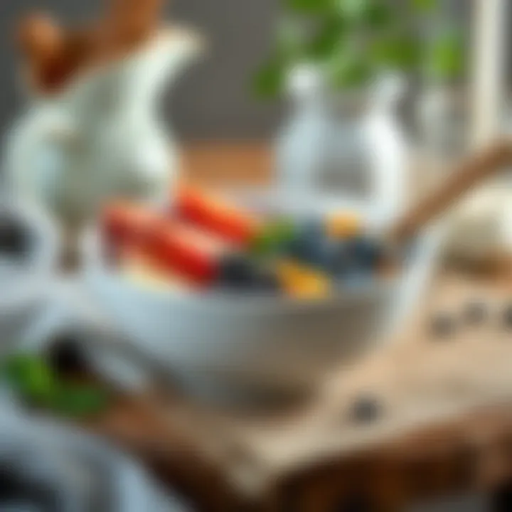 A beautifully styled healthy bowl ready to be enjoyed.