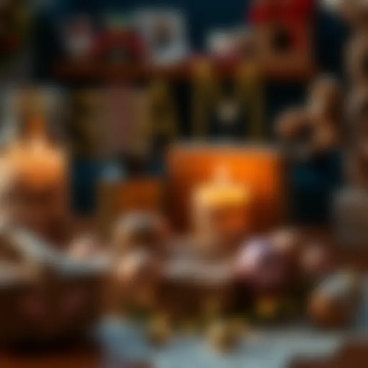 A collection of personalized gifts that convey emotions