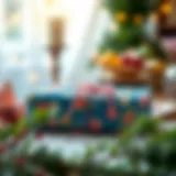 A beautifully wrapped gift with a personal touch