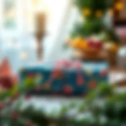 A beautifully wrapped gift with a personal touch