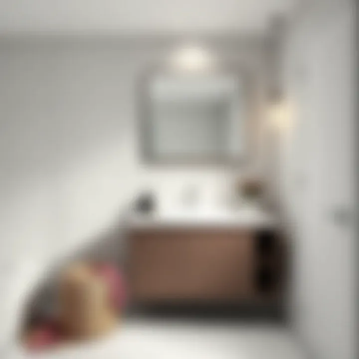 Modern Elegance in Bathroom Design Elegant Hilton cabinet washbasin showcasing modern design