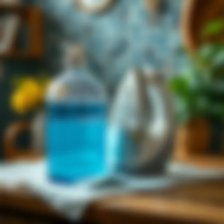 Homemade cleaning solution for ironing equipment