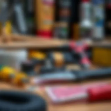 Tools for removing adhesive